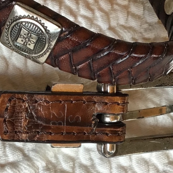 Brighton leather braided belt - Picture 3 of 5